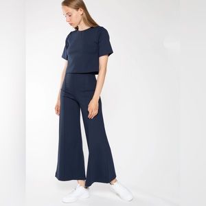 Ripley Rader Black Ponte Knit Wide Leg Pants